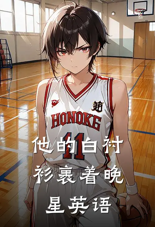 他的白衬衫裹着晚星英语