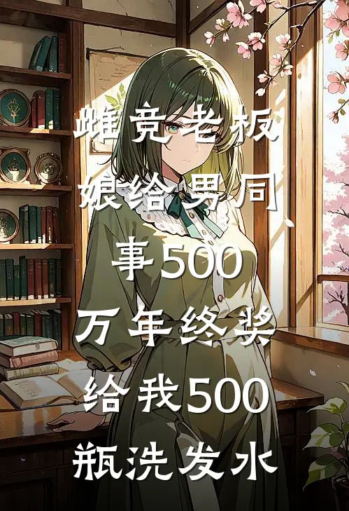 雌竞老板娘给男同事500万年终奖，给我500瓶洗发水